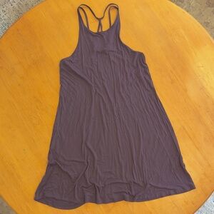 Express Purple Flowy Swing Dress - M